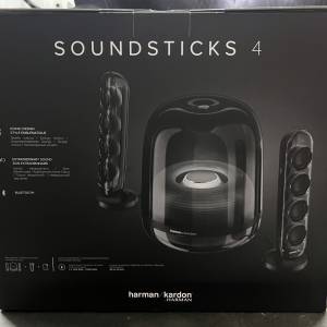 全新抽獎禮物 哈曼卡頓Harman Kardon SoundSticks 4 藍芽2.1聲道多媒體水母喇叭 (...