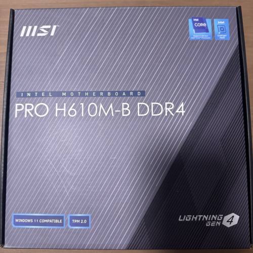 MSi H610m B DDR4