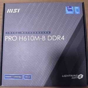 MSi H610m B DDR4