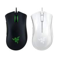 平放全新Razer DeathAdder Essential 黑/白 雷蛇 煉獄蝰蛇 送禮最佳 LOL PUBG 游戲滑...