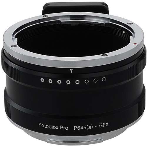 Fotodiox Pro Lens Mount Adapter, Pentax 645 (P645) Mount SLR Lens  to GFX