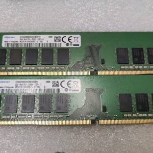 Samsung DDR4 2666 16GB 8x2 廠機Desktop Ram 單面