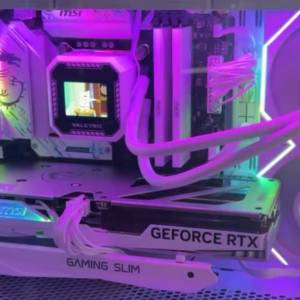 全白4060ti 32gb ssd 1tb 包mon 鍵盤滑鼠耳機