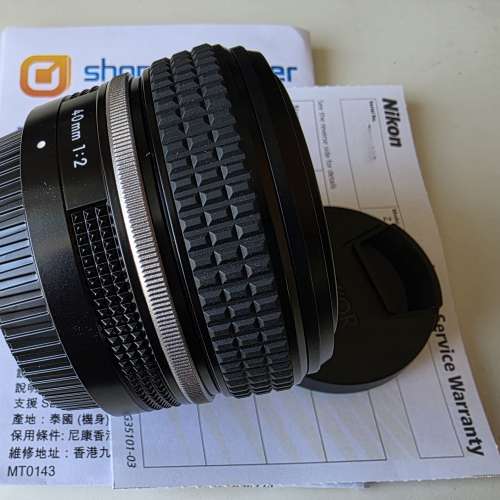(Zf拆kit) Nikon Z 40mm F/2 SE淨鏡  超新淨2/4買入行貨 保至明年4月 跟保用證及影印...