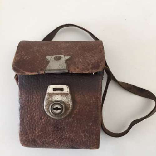 Germany Agfa Isolette II with case 古董相機連真皮套
