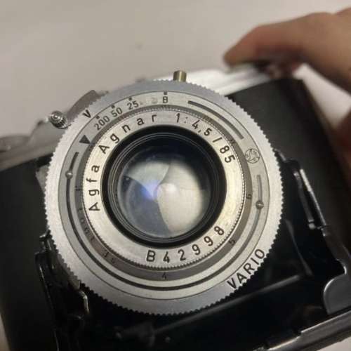 Germany Agfa Isolette II with case 古董相機連真皮套