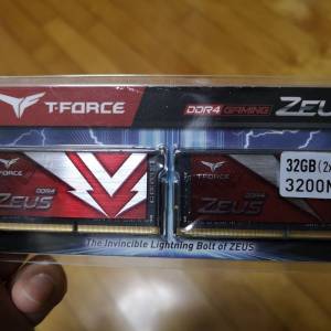 全新T Force 3200mhz DDR4 32GB KIT