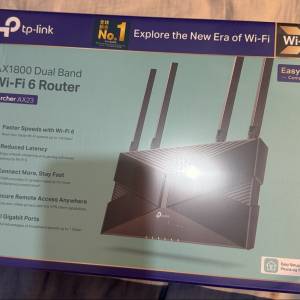 全新未開 Archer AX23 AX1800 Dual-Band Wi-Fi 6 Router