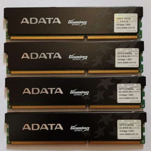 DDR3-1600 4GB Desktop Ram 雙面