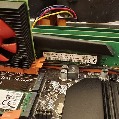 X99主板, 2粒E5 2697A V4(32核),  8*4GB 2400(4路D4 32GB), WIFI卡, 128GB SSD