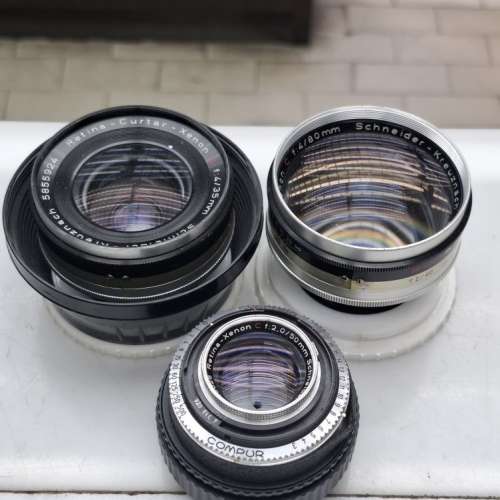 SCHNEIDER RETINA CURTAT XENON 35MM F4  XENON 50MM F2 XENON 80MM F4 LTM MOUNT 連...