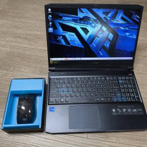 acer predator helios 300. i7-10750h 16g ram .512ssd+1000gb hd.rtx2060.附mouse.