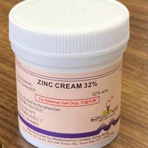 zinc cream 32% 皮膚過敏 濕疹尿疹膏