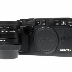 Contax G2 Rangefinder 35mm Film Camera Body Black + Carl Zeiss Biogon T* 28mm