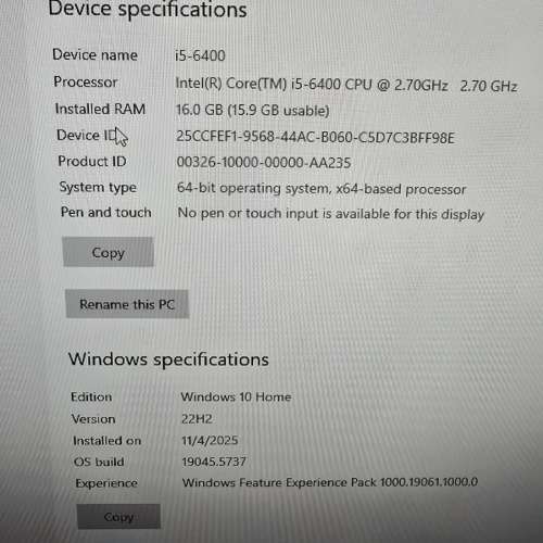 Acer Aspire E15 i5-7200u ,8GB RAM,120 SSD,500 GB HDD,15.6 HD,100% work DEAD Batt