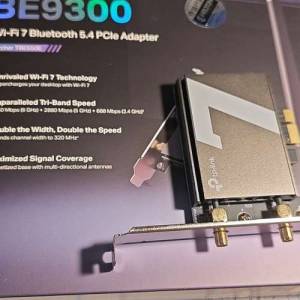 几乎全新TP-Link 三頻Archer TBE550E PCIE WIFI7 Adaptor