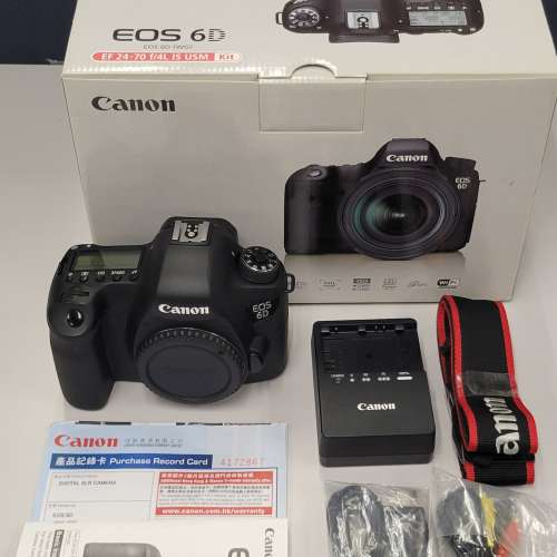Canon 6D Full Frame Body (6d 第1代 輕便 全片幅 淨機身) - 98% New, 快門次數 652...