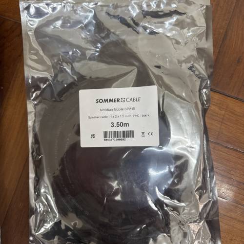 德國SOMMER Speaker Cable （全新）DIY