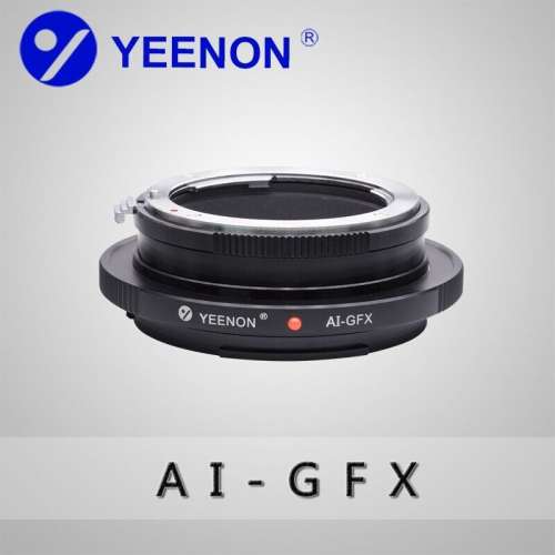 YEENON Lens Adapter - Compatible with Nikon Nikkor F Mount  To Fujifilm G-Mount