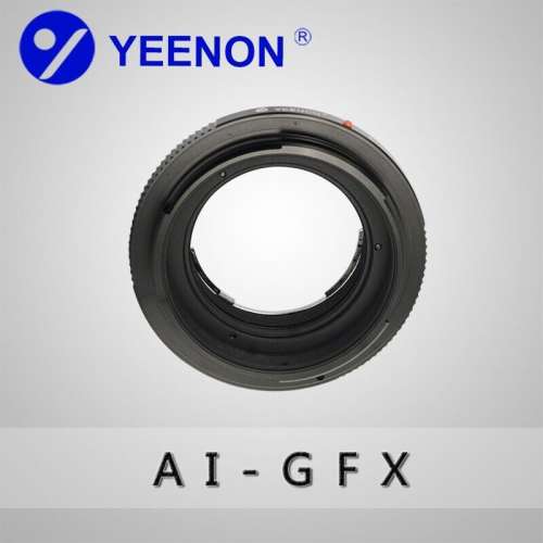 YEENON Lens Adapter - Compatible with Nikon Nikkor F Mount  To Fujifilm G-Mount