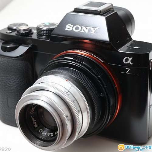 Meyer Gorlitz Trioplan 50/2.9 (改A7) 罕有戰前冇 Optik 版    最近對焦0.2M  泡泡...