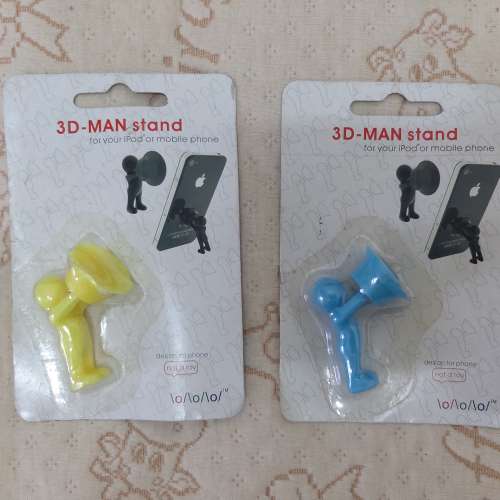 全新手機人形支架 手機吸盤支架 手機支架