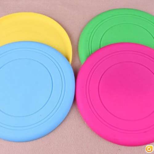 全新狗狗矽膠軟飛盤 寵物飛盤玩具 寵物訓犬用品 可隨意折疊寵物用品