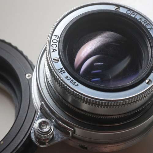 FOCA Oplarex 5cm(50mm) f/1.9 法國旁軸鏡改A7亦合M10 Z7 EOSr 媲美P.Angenieux 50...