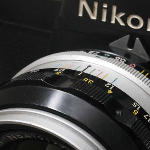 Nikon Nikkor-S 50mm f1.4 non-AI銀咀(三角耳)玻璃 95新古董鏡Canon，A7，Z7，EOSr...