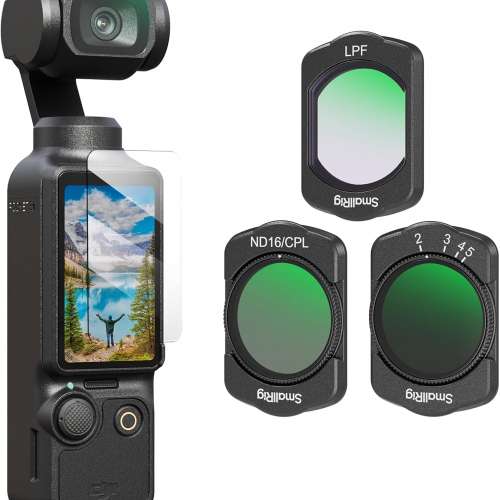 SmallRig VND, ND/CPL & LPF Filter Kit for DJI Osmo Pocket 3  (4776) 磁吸減光、...