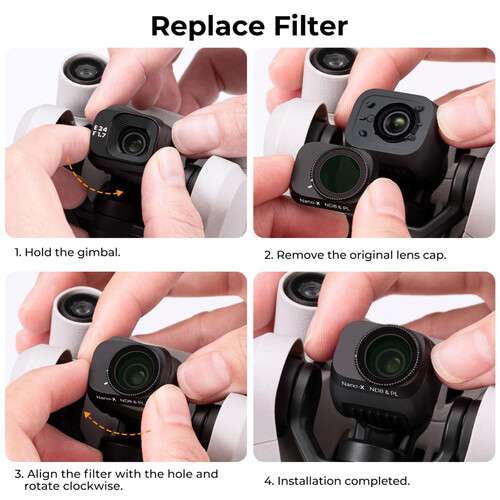 K&F Concept CPL Filter For DJI Mini 3 Pro 偏光濾鏡