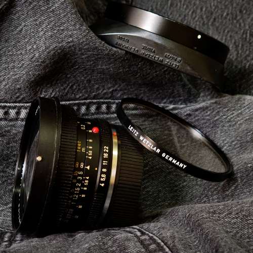 全場最平 LEITZ Leica Super Angulon - R 21mm F4 連原廠filter