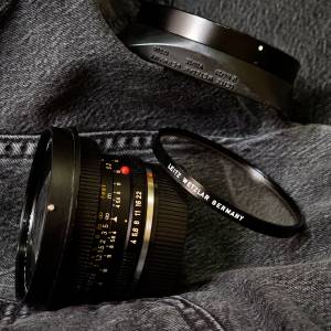 全場最平 LEITZ Leica Super Angulon - R 21mm F4 連原廠filter