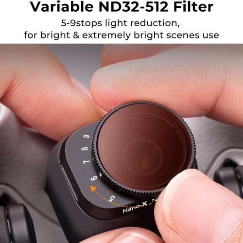 ND2-32 (1-5 Stop) &  ND2-32 (1-5 Stop) ND Filter Set For DJI Mini 3 Pro 可調減...