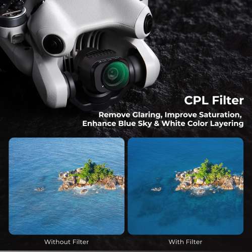 K&F Concept CPL Filter For DJI Mini 4 Pro 偏光濾鏡