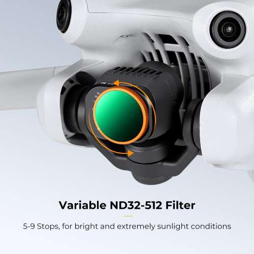 Variable ND2-32 (1-5 Stop) & ND2-32 (1-5 Stop) ND Filter Set For DJI Mini 4 Pro