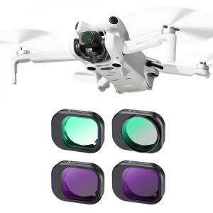 K&F Concept UV, CPL, ND8 & ND16 ND Filter Set For DJI Mini 4 Pro