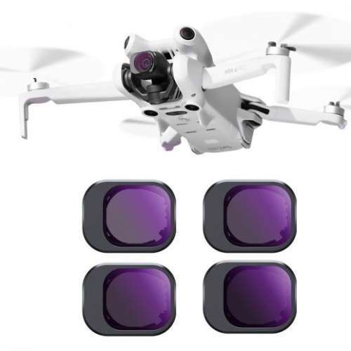 K&F Concept  4 Pack ND8, ND16, ND32, & ND64 ND Filter Set For DJI Mini 4 Pro