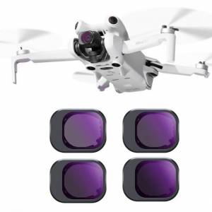 K&F Concept  4 Pack ND8, ND16, ND32, & ND64 ND Filter Set For DJI Mini 4 Pro