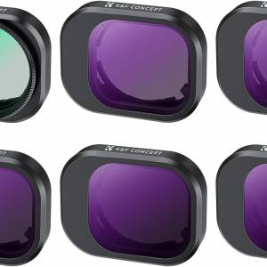 K&F Concept 6 Pack CPL + ND8 + ND16 + ND32 + ND64 + ND128 For DJI Mini 4 Pro