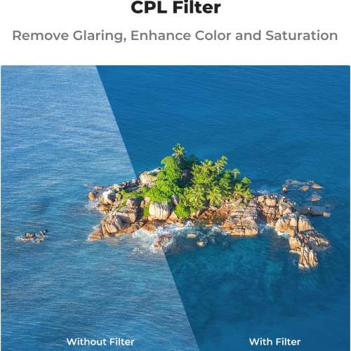 K&F Concept 5 Pack UV, CPL, ND16, ND64 And ND256 Filter For DJI Mini 4 Pro 濾...