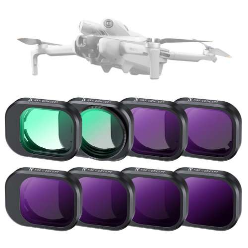 K&F Concept 8 Pack UV + CPL + ND8 + ND16 + ND32 + ND64 + ND128 +ND256 Filter