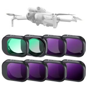 K&F Concept 8 Pack UV + CPL + ND8 + ND16 + ND32 + ND64 + ND128 +ND256 Filter