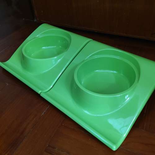 二手SUPER寵物碗 狗碗/貓碗 狗狗雙碗 貓貓雙碗 寵物食盆 飲水器 糧食碗 膠碗 乾糧碗...