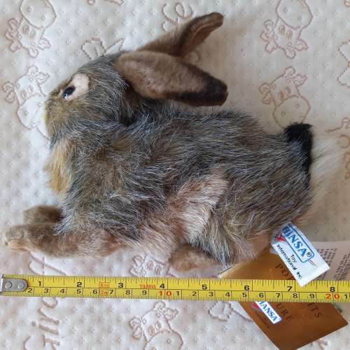全新美國仿真玩具名牌 Hansa Toy 仿兔子公仔 仿兔子玩具 仿動物公仔 仿動物玩具 裝...