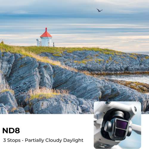 K&F Concept 4 Pack ND8, ND16, ND32 And ND64 ND Filter For DJI Air 3S 減光濾鏡套...