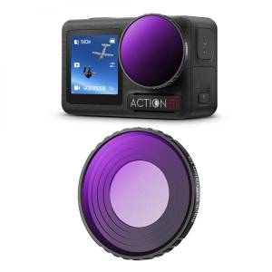 K&F Concept Snap On ND8 (3 Stop) Filter For DJI Osmo Action 3 / 4 / 5 Pro 減光...