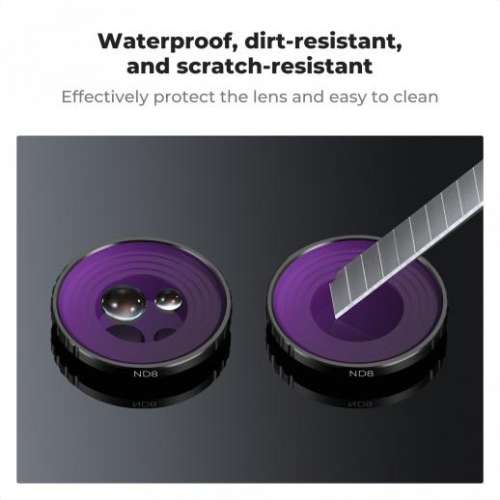 K&F Concept Snap On ND8 (3 Stop) Filter For DJI Osmo Action 3 / 4 / 5 Pro 減光...