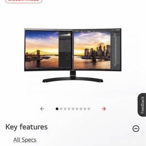 LG-34UC88  34"21:9 3440x1440p 打機睇片一流