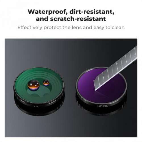 K&F Concept 6 Pack CPL+ND8+ND16+ND32+ND64+ND256 ND Filter For DJI Osmo Action 5